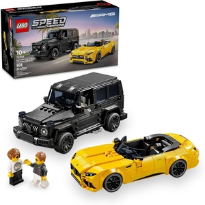 LEGO Speed Champions Mercedes-AMG G 63 & SL 63 Building Toys – Kids Pretend Play Toy Cars for Boys & Girls, Ages 10+ Years – Gifts for Christmas – 76924