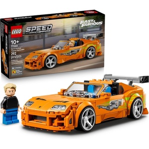 LEGO Speed Champions The Fast and The Furious Toyota Supra MK4 77260 | Building Toy for Boys & Girls, Ages 10+, Toy Car from Movie W/ Minifig, Display or Pretend Play, 292 pieces, Gifts for Fans