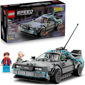 LEGO Speed Champions Time Machine from Back to The Future Building Toy for Kids – Pretend Play & Display Car Toy W/ 2 Build Modes for Boys & Girls, Ages 9+ – Gift for Birthdays – 77256