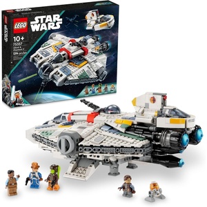 LEGO Star Wars Ahsoka Ghost and Phantom II Spaceship Toy – Star Wars Building Toys Set for Kids, Boys & Girls, Ages 10+ – Gifts for Birthdays – 5 Minifigures – 75357