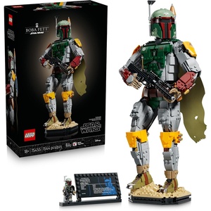 LEGO Star Wars Boba Fett 75455 | Collectible Building Sets for Adults, Ages 18+, Movie Display for Bedroom or Book Shelf, 1,544 pieces, Gift for Fans