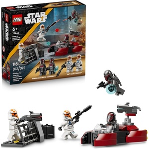 LEGO Star Wars Siege of Mandalore Battle Pack Building Toy for Boys & Girls – The Mandalorian Pretend Play Set W/4 Character Minifigures for Kids & Fans, Ages 6+ – Gift Idea for Birthdays – 75449