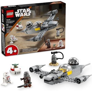 LEGO Star Wars: The Mandalorian Mando and Grogu’s N-1 Starfighter Toddler Building Set – Star Wars Baby Yoda Toy for Kids, Boys & Girls, Ages 4+ – Educational Preschool Toy Gift for Birthdays – 75410