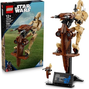 LEGO Star Wars: The Phantom Menace Battle Droid with STAP – Building & Learning Toy for Boys & Girls, Ages 12+ – Star Wars Toy & Model Kit – Gift Idea for Birthdays – 75428