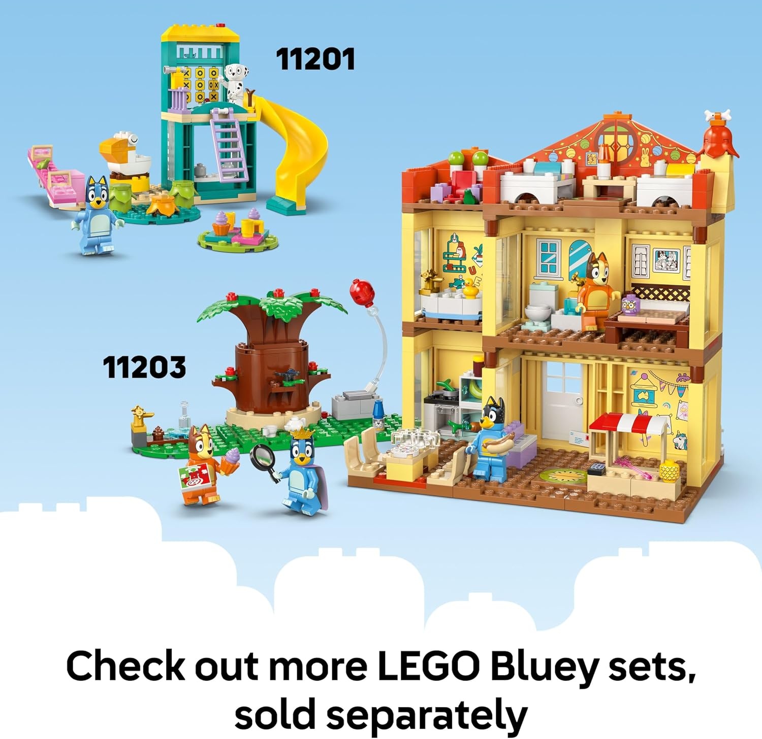 image:imageLEGO Bluey Blueys Beach amp Family Car Trip Toddler Learning Toy for Kids 4 Includes Bluey Bingo and Mum Minifigures Birthday Gift for Boys and Girls Ages 4 11202