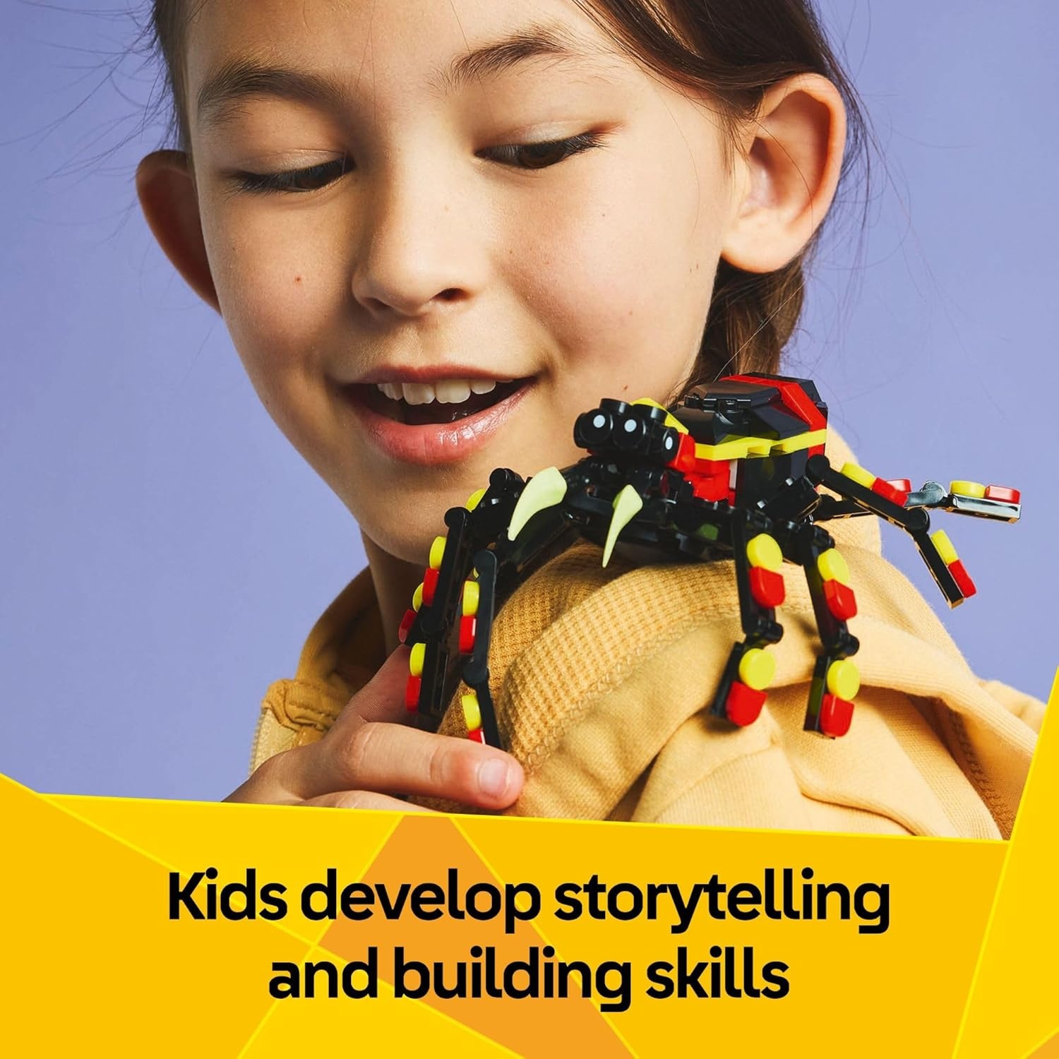 image:imageLEGO Creator 3 in 1 Wild Animals Surprising Spider Toy Building Toy with 3 Build Options Spider Scorpion or Snake Animal Figures for Kids Boys amp Girls Ages 7 Gift Idea for Birthday 31159