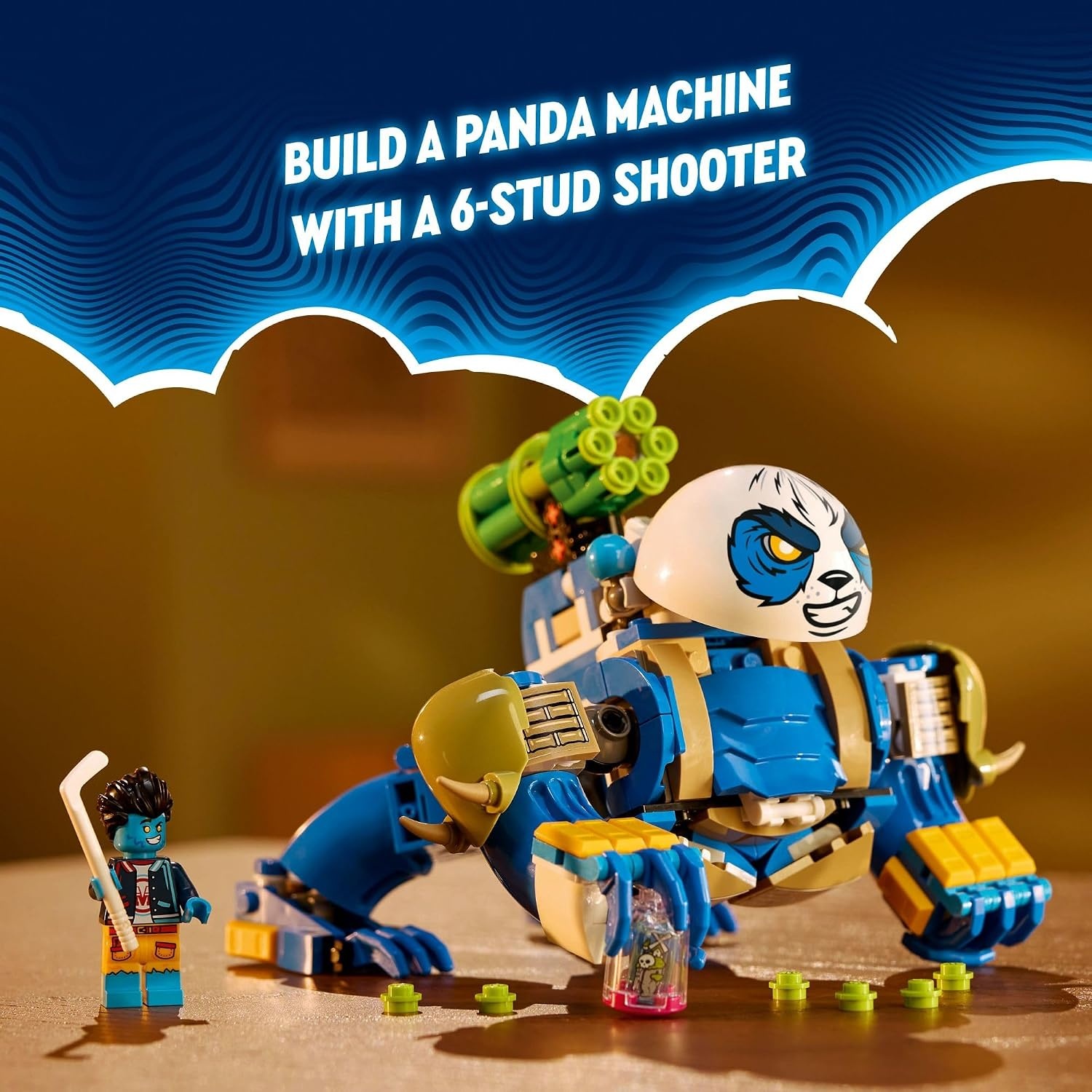 image:imageLEGO DREAMZzz Logan The Mighty Panda Animal Toy with 2 Minifigures Included Rebuildable Animal Playset Creative Gift for Kids Ages 7 and up 71480
