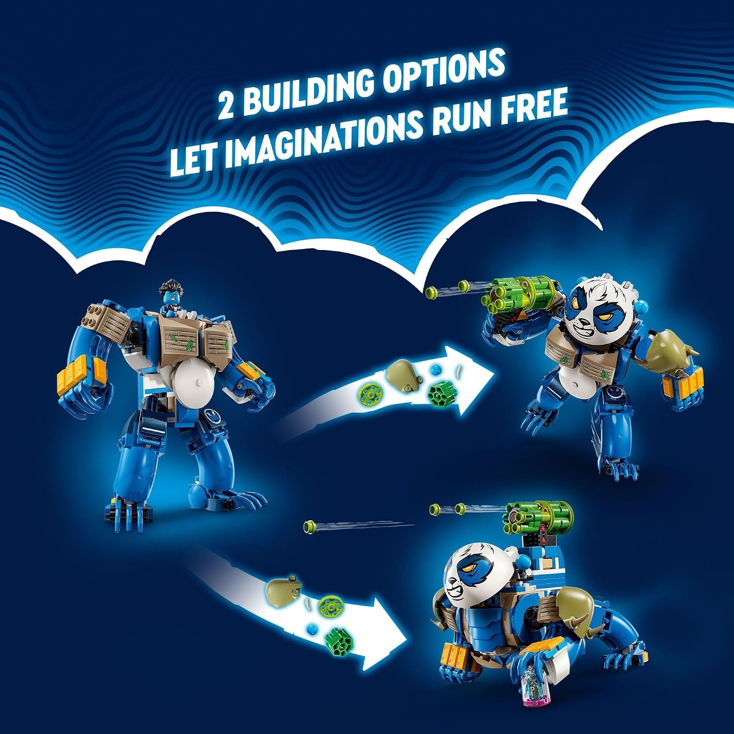 image:imageLEGO DREAMZzz Logan The Mighty Panda Animal Toy with 2 Minifigures Included Rebuildable Animal Playset Creative Gift for Kids Ages 7 and up 71480
