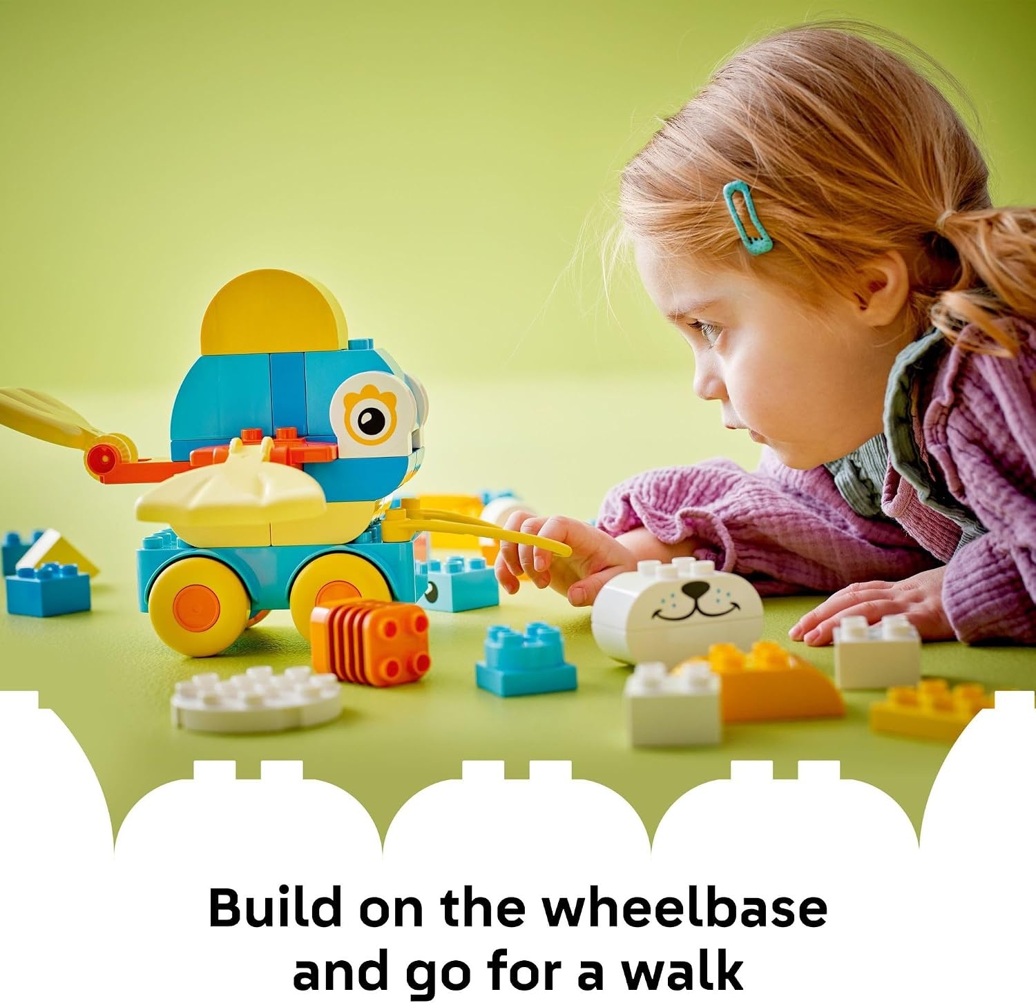 image:imageLEGO DUPLO Town 3 in 1 Animals on Wheels Building Toy Learning Play Set for Toddler Boys amp Girls Ages 2 Animal Building Blocks for Sensory Skills Practice Pretend Play Gift Idea 10448