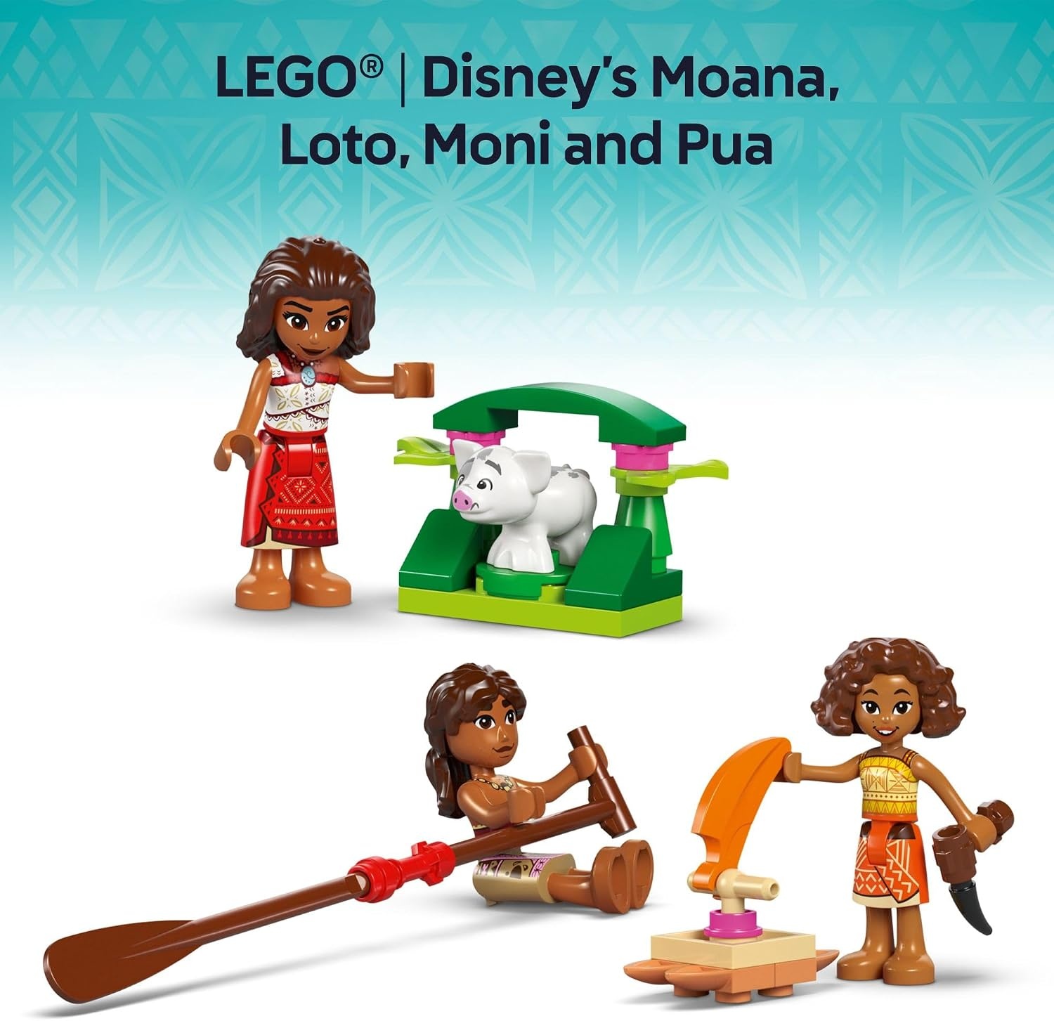 image:imageLEGO Disney Moanas Adventure Canoe Building Toy Set Pretend Play Toy Boat for Kids Girls amp Boys Ages 6 Disney Gift Idea for Fans of Moana 43270