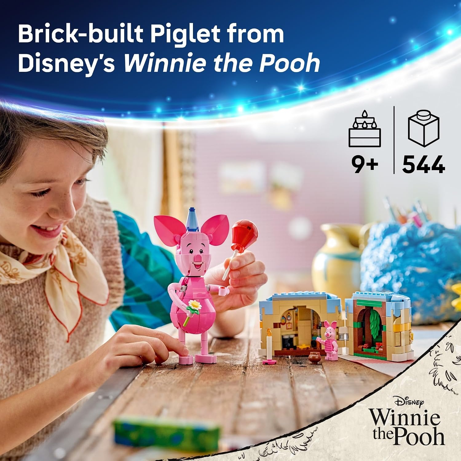image:imageLEGO Disney Piglets Birthday Fun Building Toy Winnie The Pooh Toy for Girls amp Boys Ages 9 Gift for Birthdays Kids Room Decor 43305