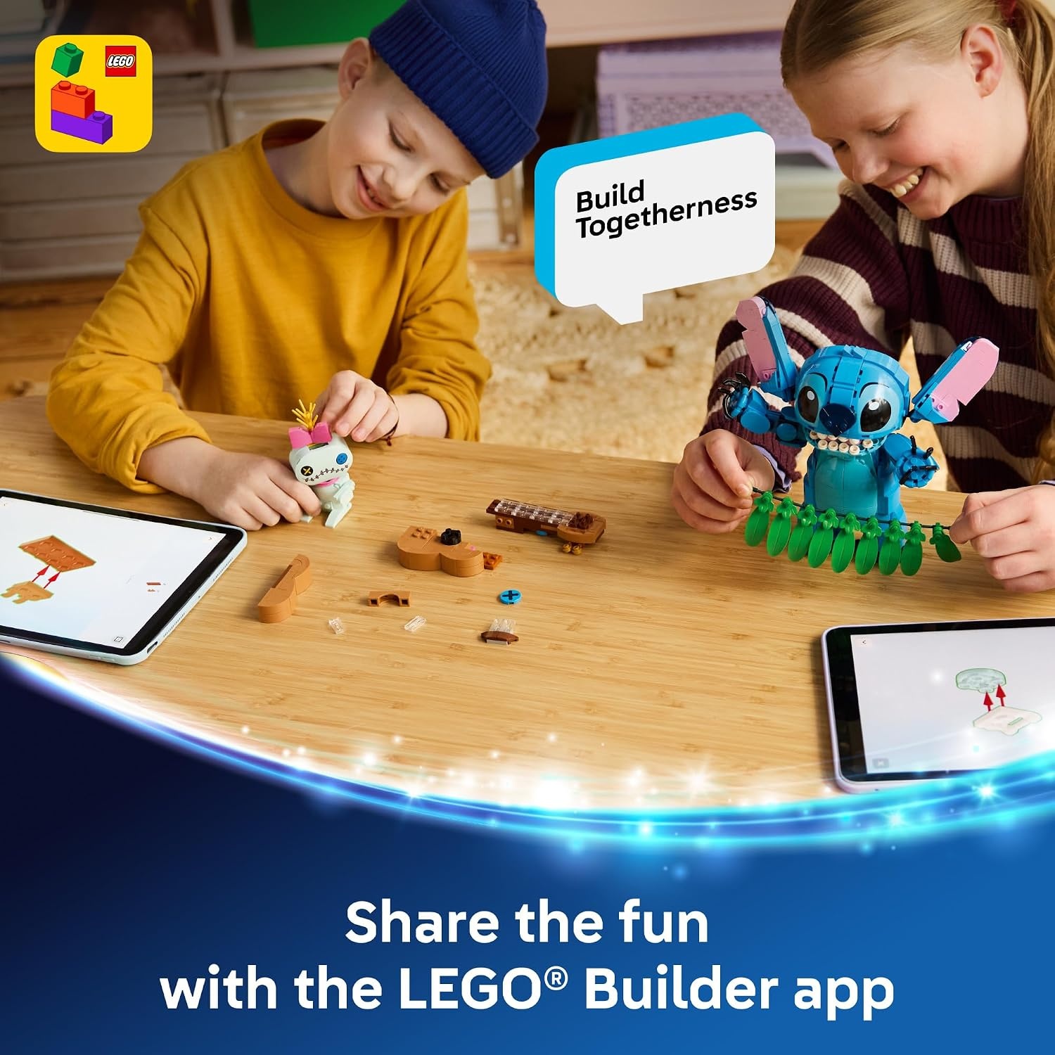 image:imageLEGO Disney Stitch amp Scrump 43296 Building Toys for Girls amp Boys Ages 9 Stitch Display Set for Bedroom Decor Fun Activity for Kids 713 pieces Gift Idea