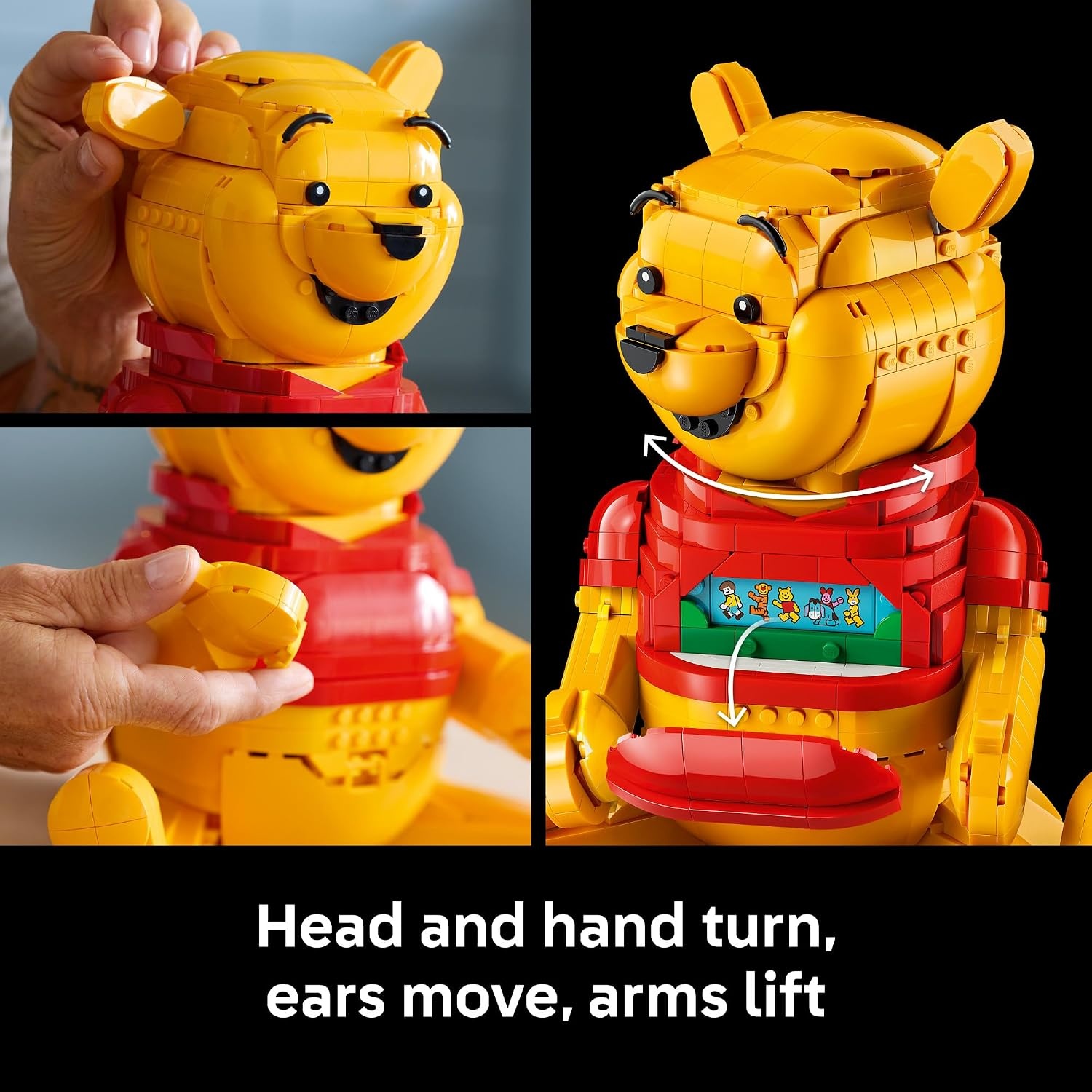 image:imageLEGO Disney Winnie The Pooh Building Set Home Office or Book Shelf Decor for Adult Fans Ages 18 WEeyore Figure Collectible Disney Gift 43300
