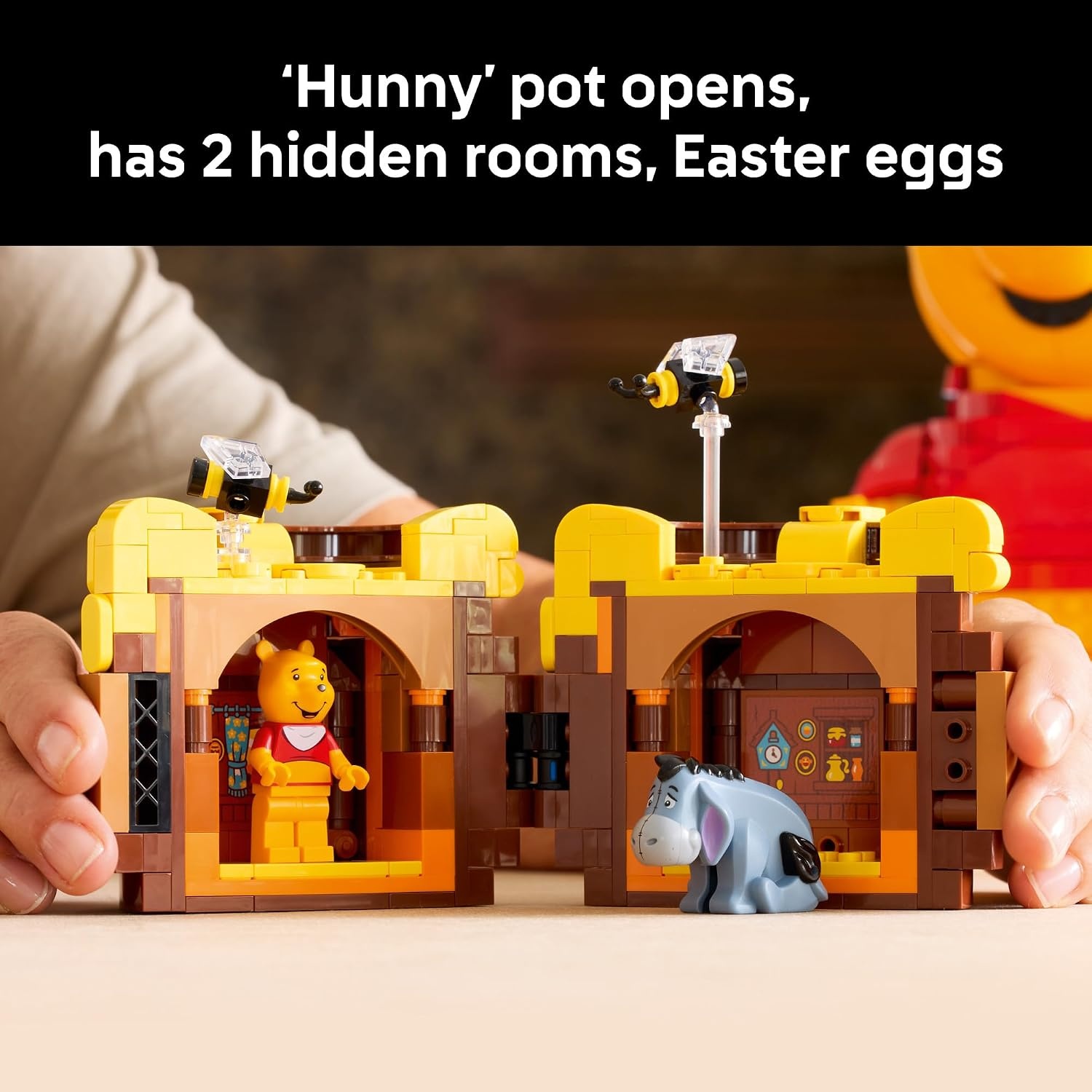 image:imageLEGO Disney Winnie The Pooh Building Set Home Office or Book Shelf Decor for Adult Fans Ages 18 WEeyore Figure Collectible Disney Gift 43300