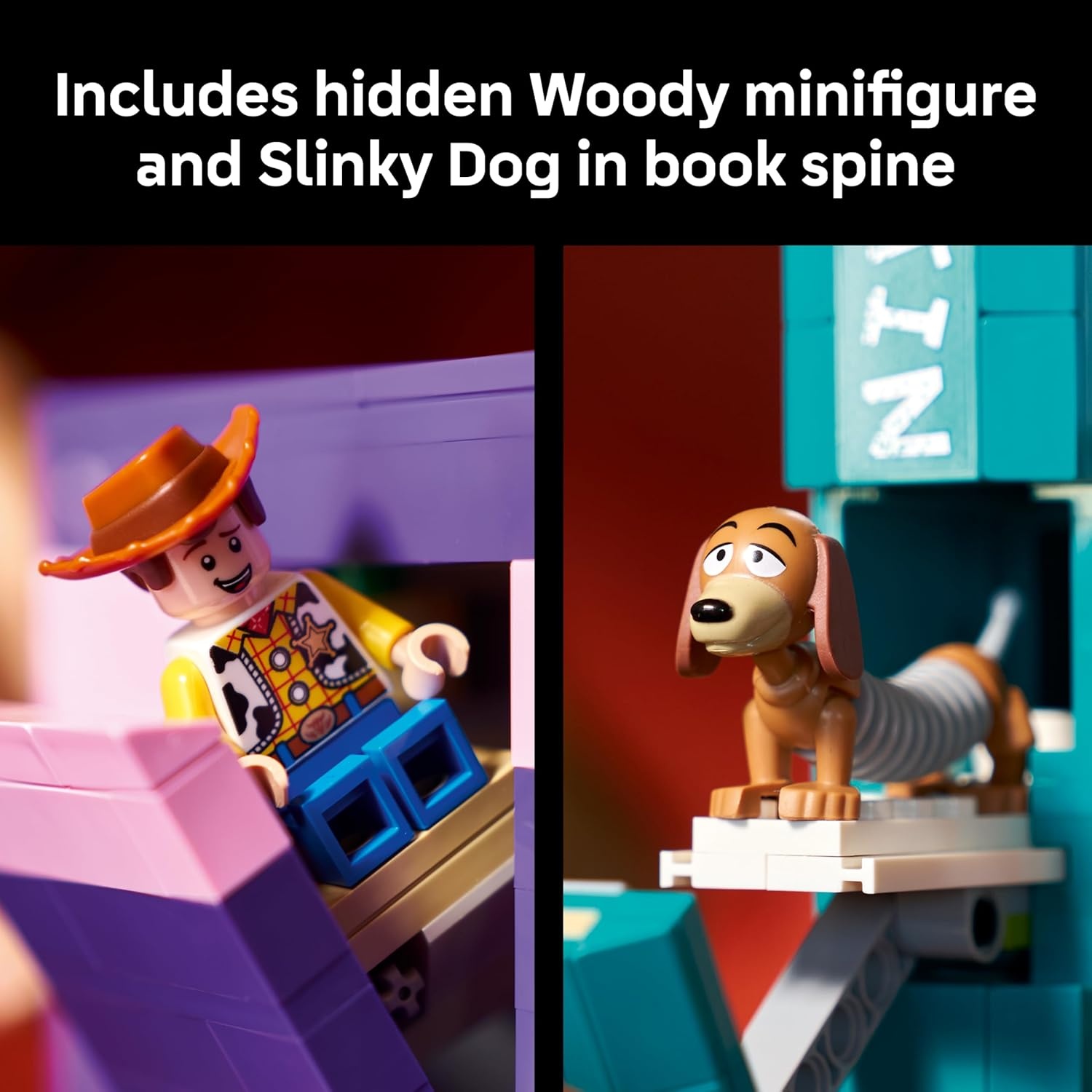 image:imageLEGO Disney and Pixar Toy Story Slinky Dog Bookends Building Set for Adults Ages 18 Disney Gifts for Fans Bedroom Shelf or Office Decor 43301