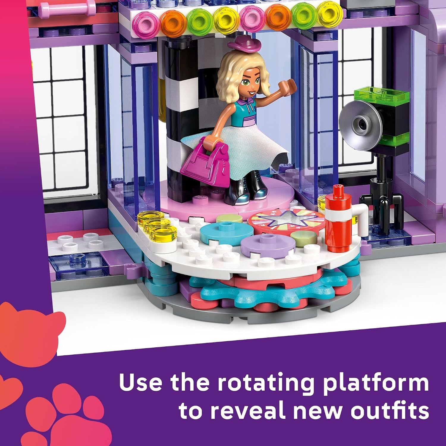 image:imageLEGO Friends Heartlake City Fashion Show Building Toy for Girls amp Boys Pretend Play Set for Kids Ages 7 WPaisley Liann amp Nova Minidolls amp Accessories Gift Idea for Birthdays 42685