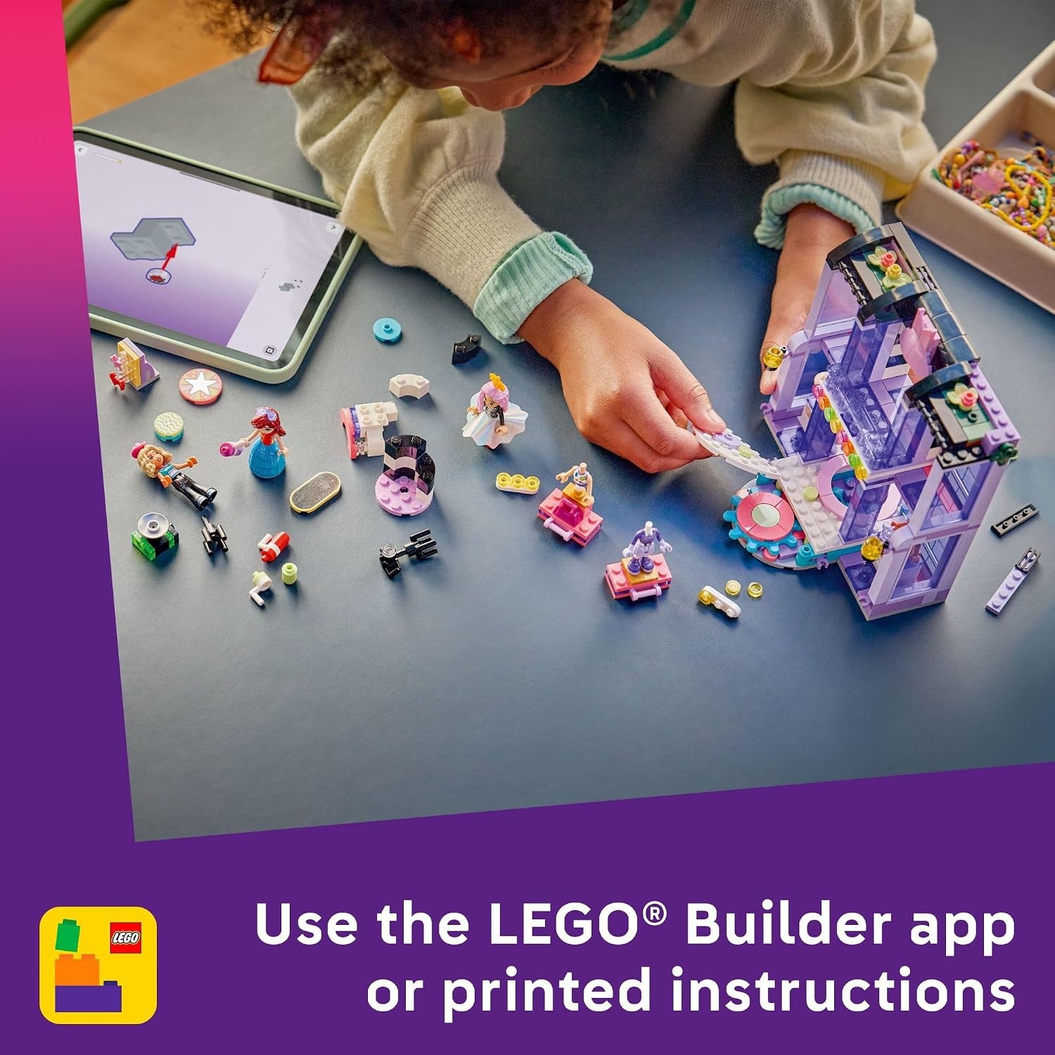 image:imageLEGO Friends Heartlake City Fashion Show Building Toy for Girls amp Boys Pretend Play Set for Kids Ages 7 WPaisley Liann amp Nova Minidolls amp Accessories Gift Idea for Birthdays 42685