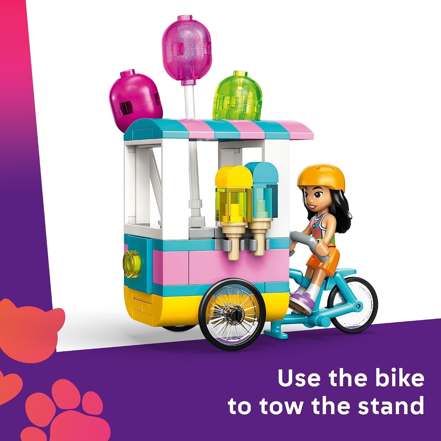 image:imageLEGO Friends Ice Cream amp Balloon Stand Building Toy for Girls amp Boys Pretend Play Set for Kids Ages 6 WLiann amp Paisley Minidolls amp Accessories Gift Idea for Birthdays 42692