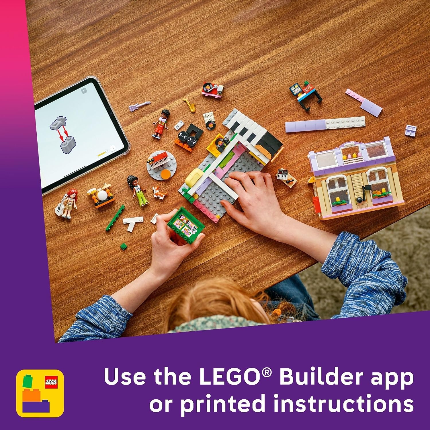 image:imageLEGO Friends Music Store amp Apartment Building Set Interactive Storytelling Playset for Girls amp Boys Ages 7 Includes Marimba the Corgi Toy Gift Idea for Birthdays and Music Lovers 42653