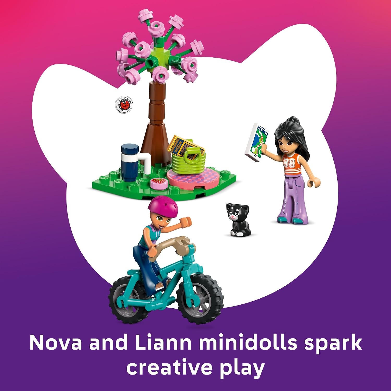 image:imageLEGO Friends Nature Glamping Cabin 42682 Building Toys for Girls amp Boys Ages 6 Dollhouse Cabin W 2 Minidolls for Pretend Play 295 pieces Gift For Birthdays