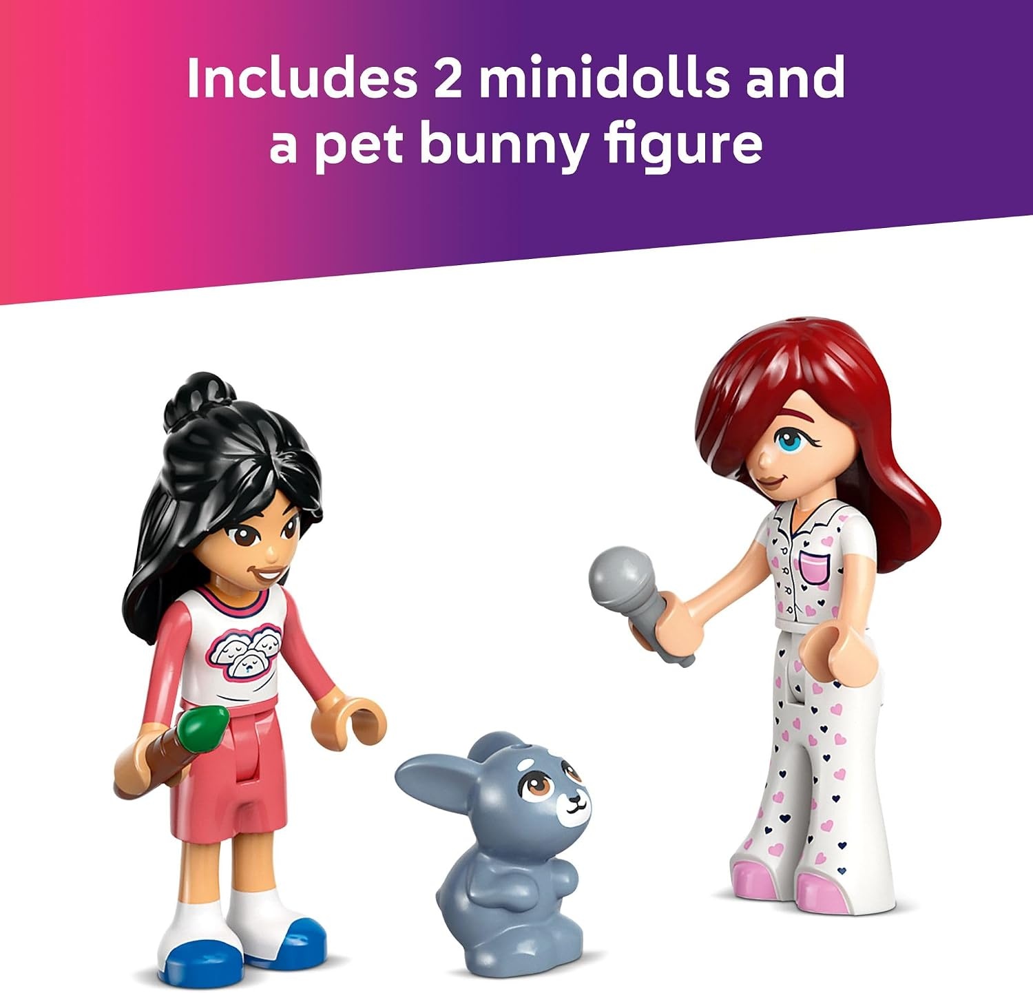 image:imageLEGO Friends Paisleys Room Building Toy Pretend Play Set for Kids Girls and Boys Ages 6 with 2 Minidolls Pet Bunny Figure and PlushieStyle Piece Gift Idea for Birthdays 42647