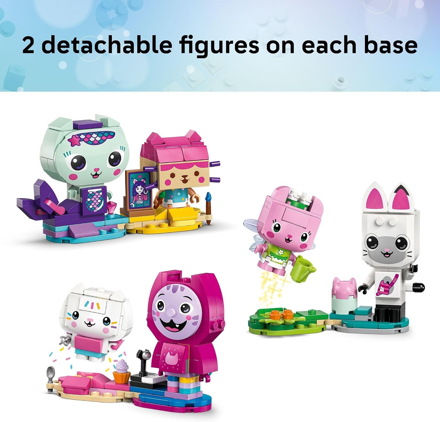 image:imageLEGO Gabbys Dollhouse Gabbys BrickBuilt Cat Friends Building Toy for Girls amp Boys Pretend Play Set W6 Animal Toy Figures for Kids Ages 6 Gift Idea for Birthdays 11215