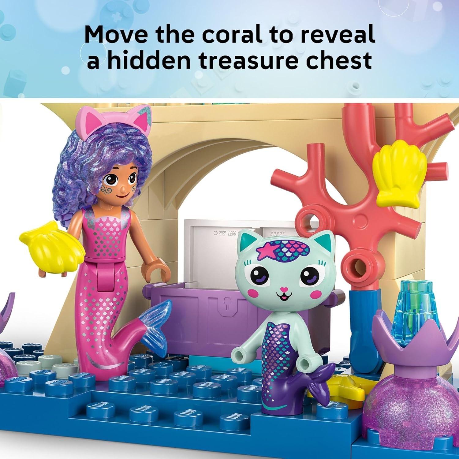 image:imageLEGO Gabbys Dollhouse Mermaid Gabbys Aquarium Adventure Building Blocks Pretend Play amp Learning Toy for Girls amp Boys Ages 4 Includes Mercat Mini Dolls Gift Idea for Birthdays 11204