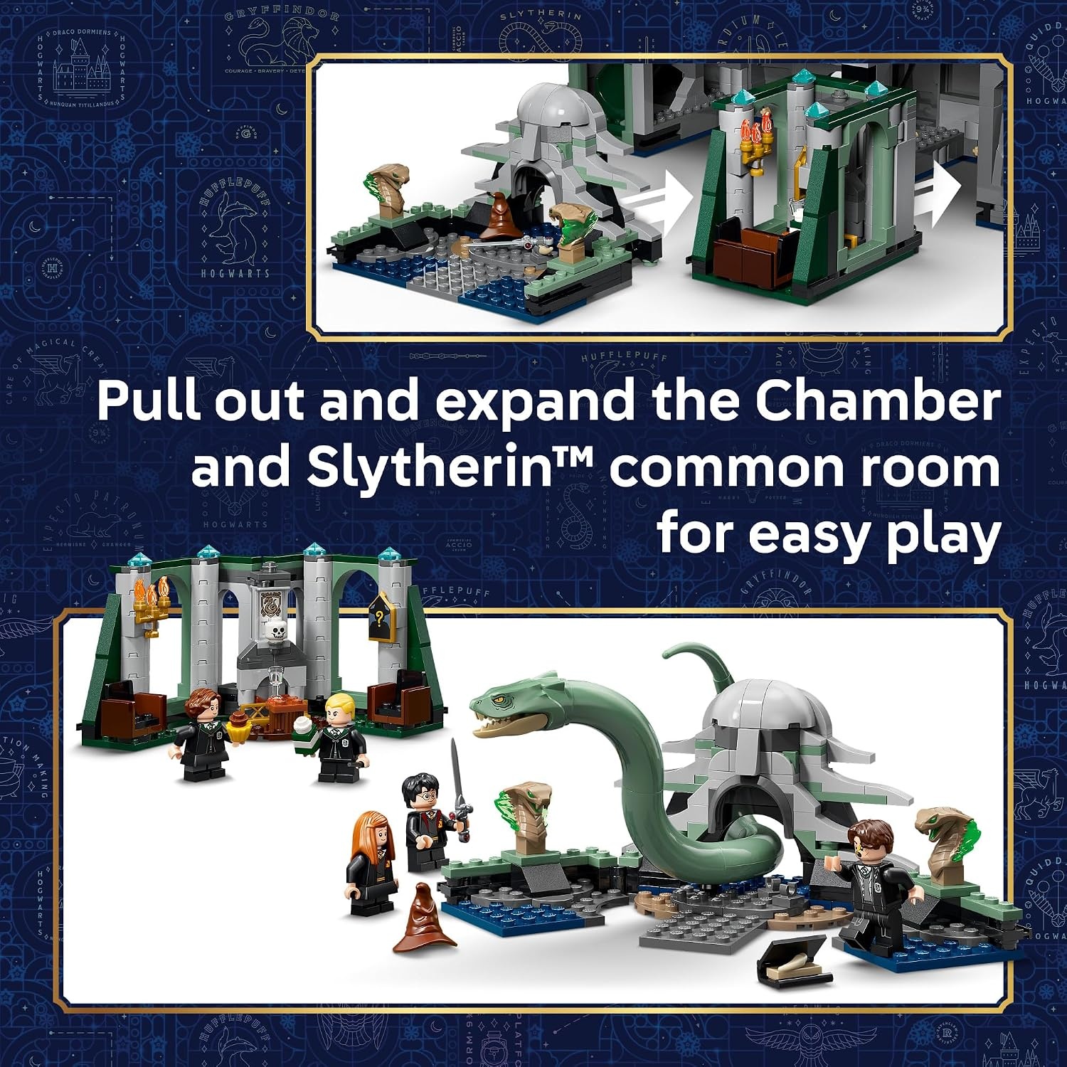 image:imageLEGO Harry Potter Hogwarts Castle East Wing 76473 Building Toy for Girls amp Boys Ages 10 Detailed Playset W 13 Minifigures 2164 pieces Gift for Birthdays