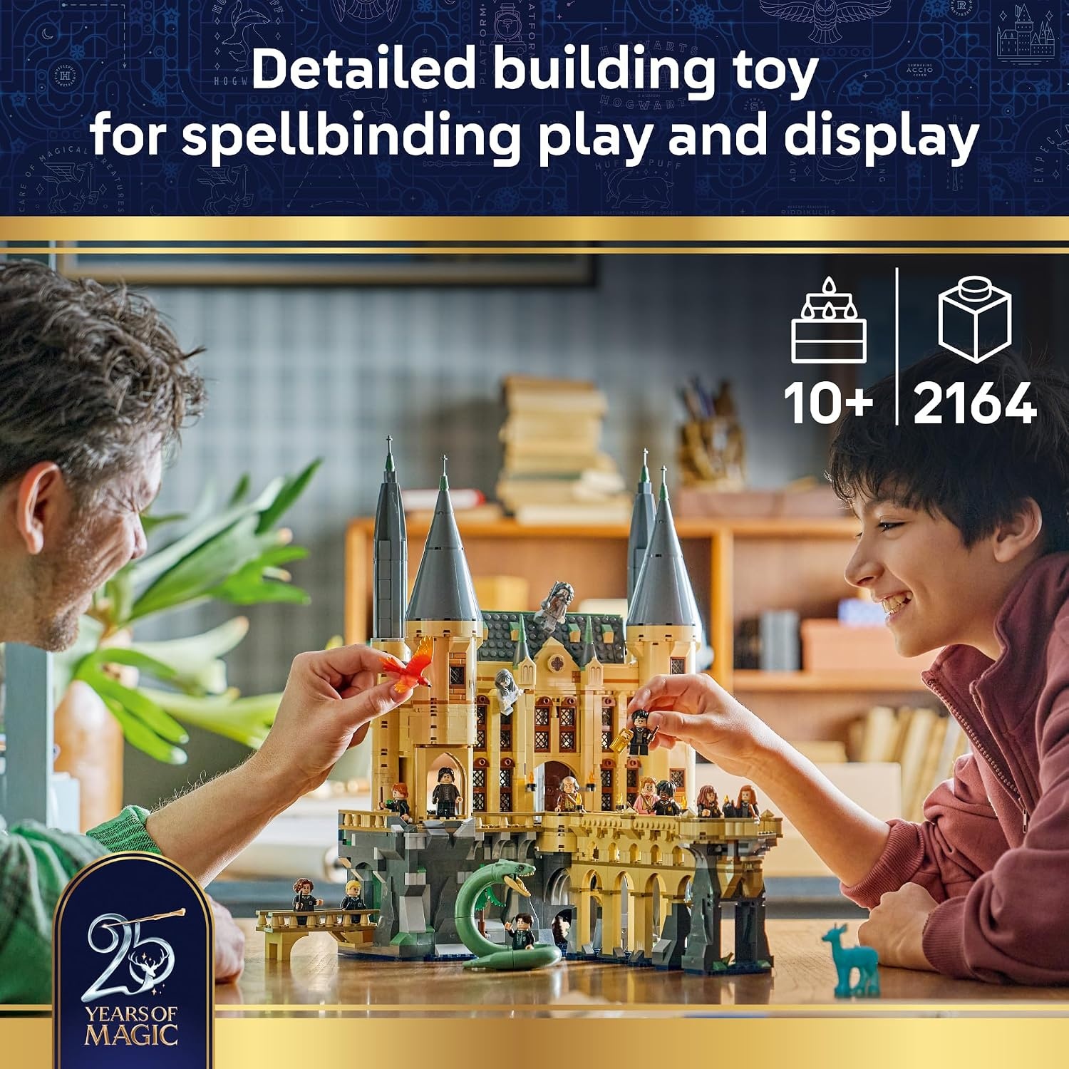 image:imageLEGO Harry Potter Hogwarts Castle East Wing 76473 Building Toy for Girls amp Boys Ages 10 Detailed Playset W 13 Minifigures 2164 pieces Gift for Birthdays
