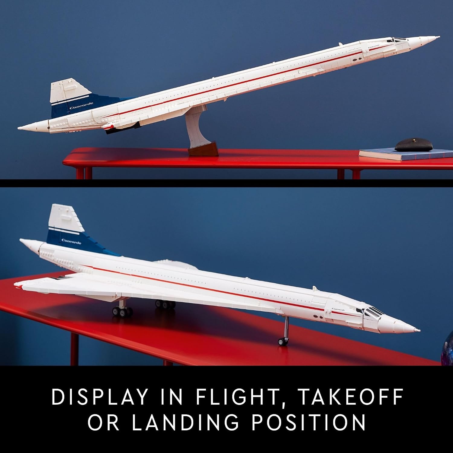 image:imageLEGO Icons Concorde Model Aircraft Gift for Adults Build a Replica Model of the Worlds Most Famous Supersonic Commercial Passenger Plane with Authentic Details and Functional Pieces 10318