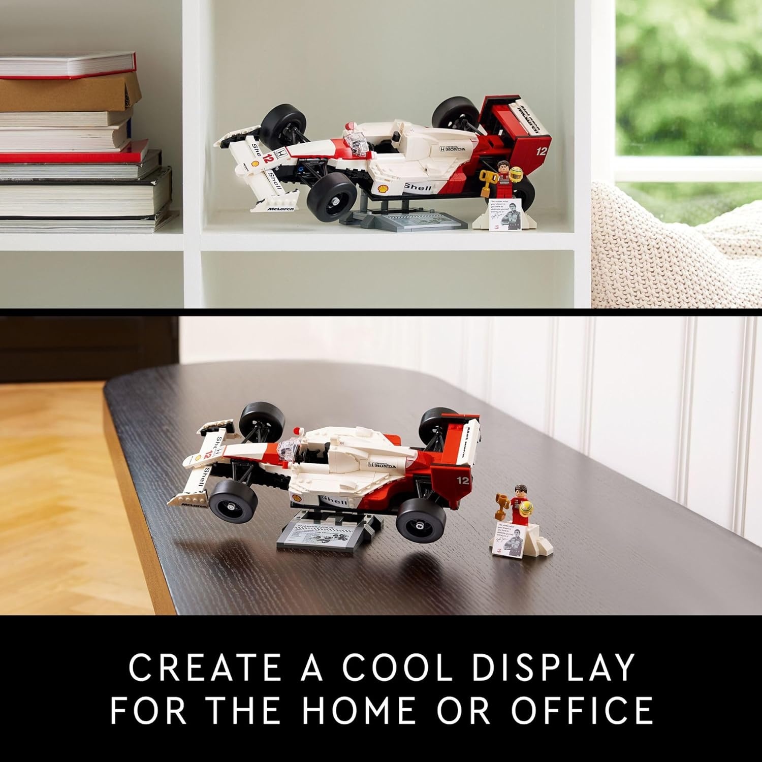 image:imageLEGO Icons McLaren MP44 amp Ayrton Senna Minifigure Model Car Kit Buildable F1 McLaren Set for Adults Ages 18 Gift for Birthdays 10330
