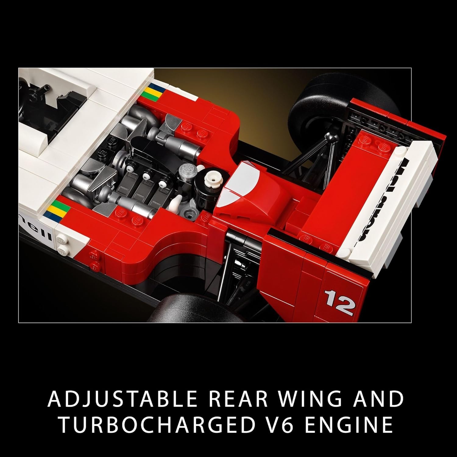 image:imageLEGO Icons McLaren MP44 amp Ayrton Senna Minifigure Model Car Kit Buildable F1 McLaren Set for Adults Ages 18 Gift for Birthdays 10330