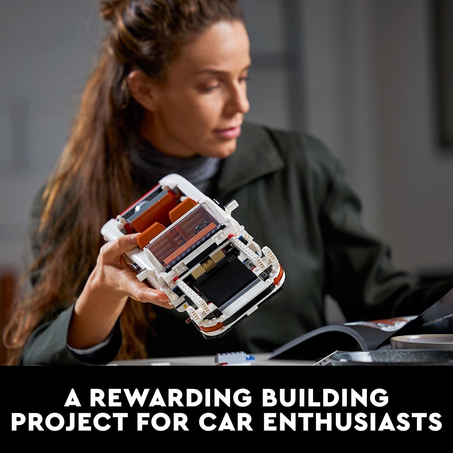 image:imageLEGO Icons Porsche 911 10295 Building Set Collectible Turbo Targa 2in1 Porsche Race Car Model Kit for Adults and Teens to Build Gift IdeaFrustrationFree Packaging