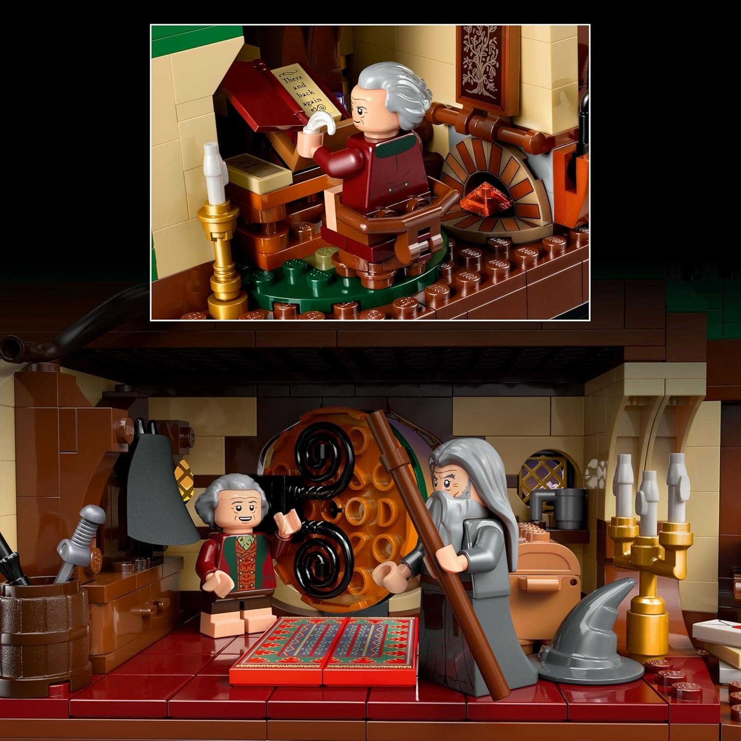 image:imageLEGO Icons The Lord of The Rings The Shire Building Set Room Decor for Men and Women Ages 18 Adult DIY Collectible for Bedroom or Office with Gandalf Minifigure 10354