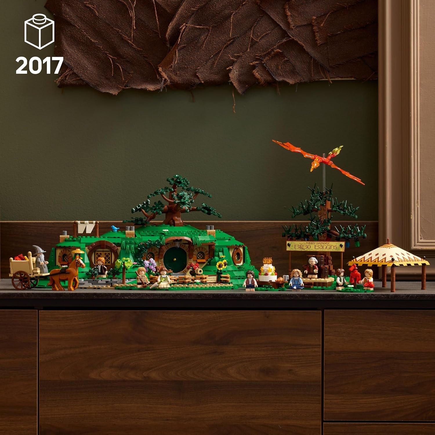 image:imageLEGO Icons The Lord of The Rings The Shire Building Set Room Decor for Men and Women Ages 18 Adult DIY Collectible for Bedroom or Office with Gandalf Minifigure 10354