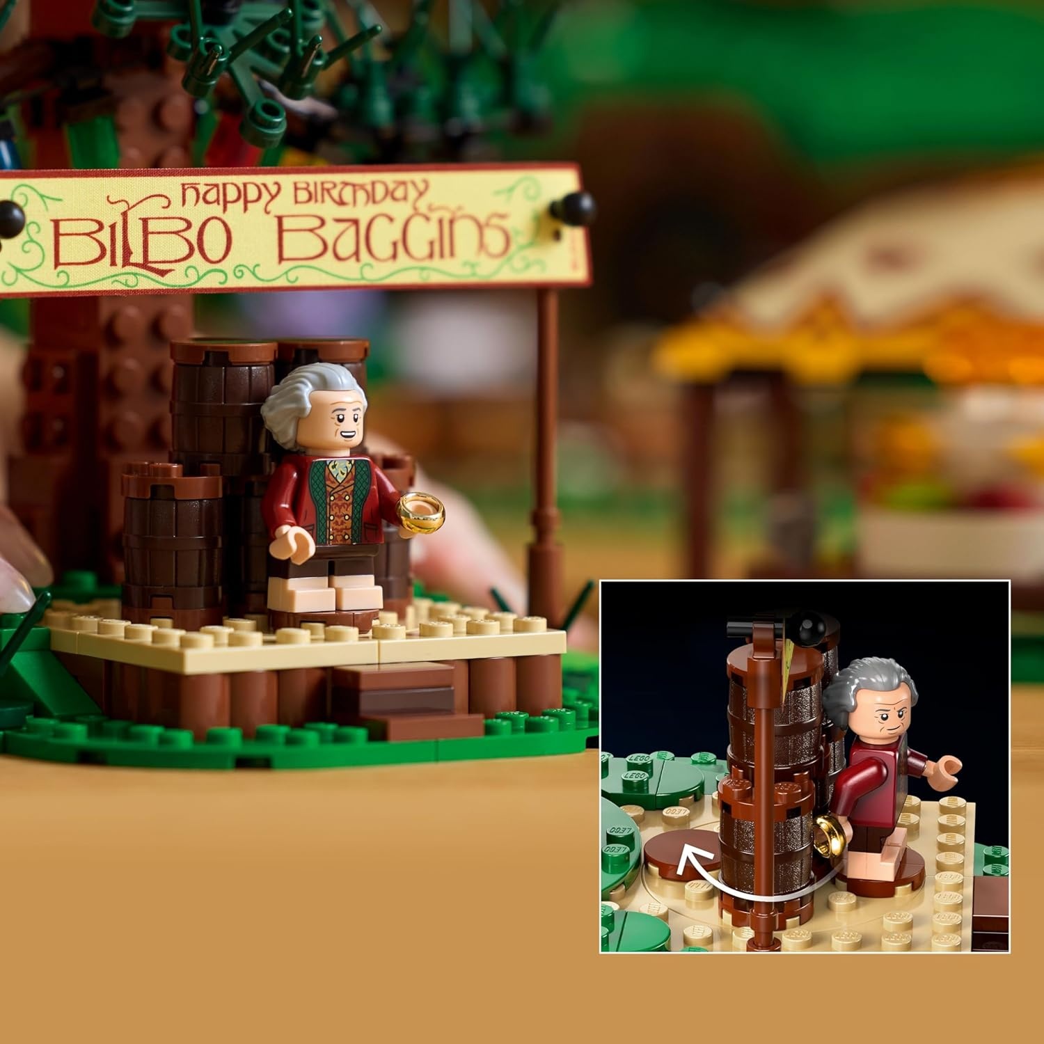 image:imageLEGO Icons The Lord of The Rings The Shire Building Set Room Decor for Men and Women Ages 18 Adult DIY Collectible for Bedroom or Office with Gandalf Minifigure 10354