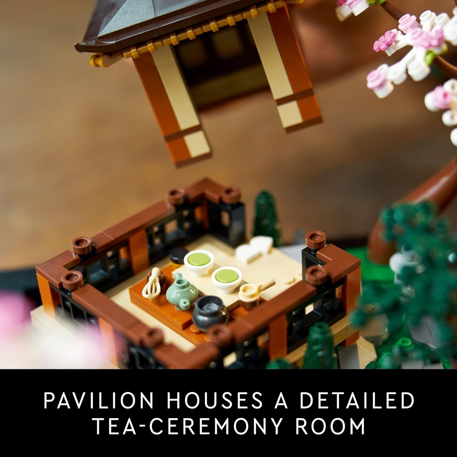 image:imageLEGO Icons Tranquil Garden Building Set Detailed Japanese Zen Garden DIY Kit for Adults Ages 18 Gift for Birthday Building Block Set for Home Decor 10315FrustrationFree Packaging