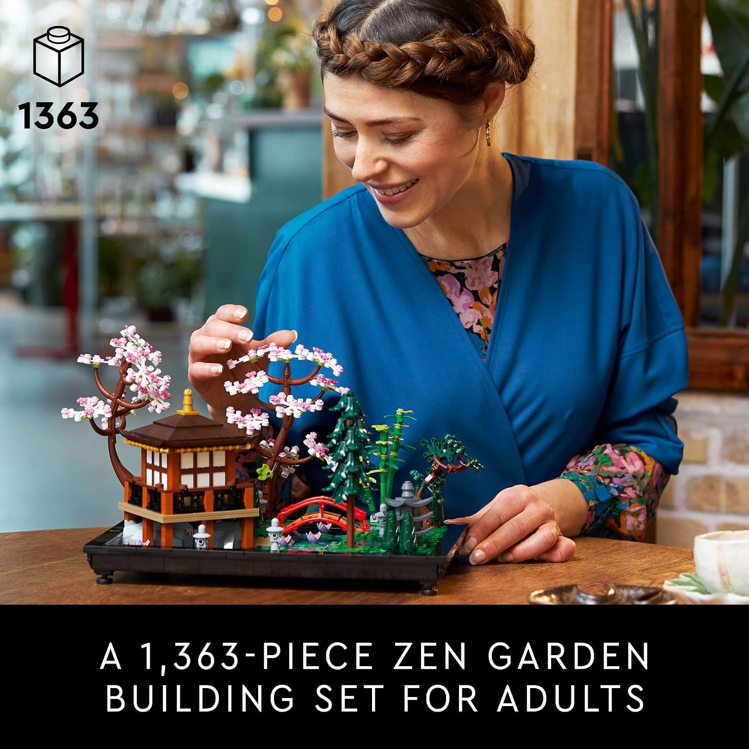 image:imageLEGO Icons Tranquil Garden Building Set Detailed Japanese Zen Garden DIY Kit for Adults Ages 18 Gift for Birthday Building Block Set for Home Decor 10315FrustrationFree Packaging