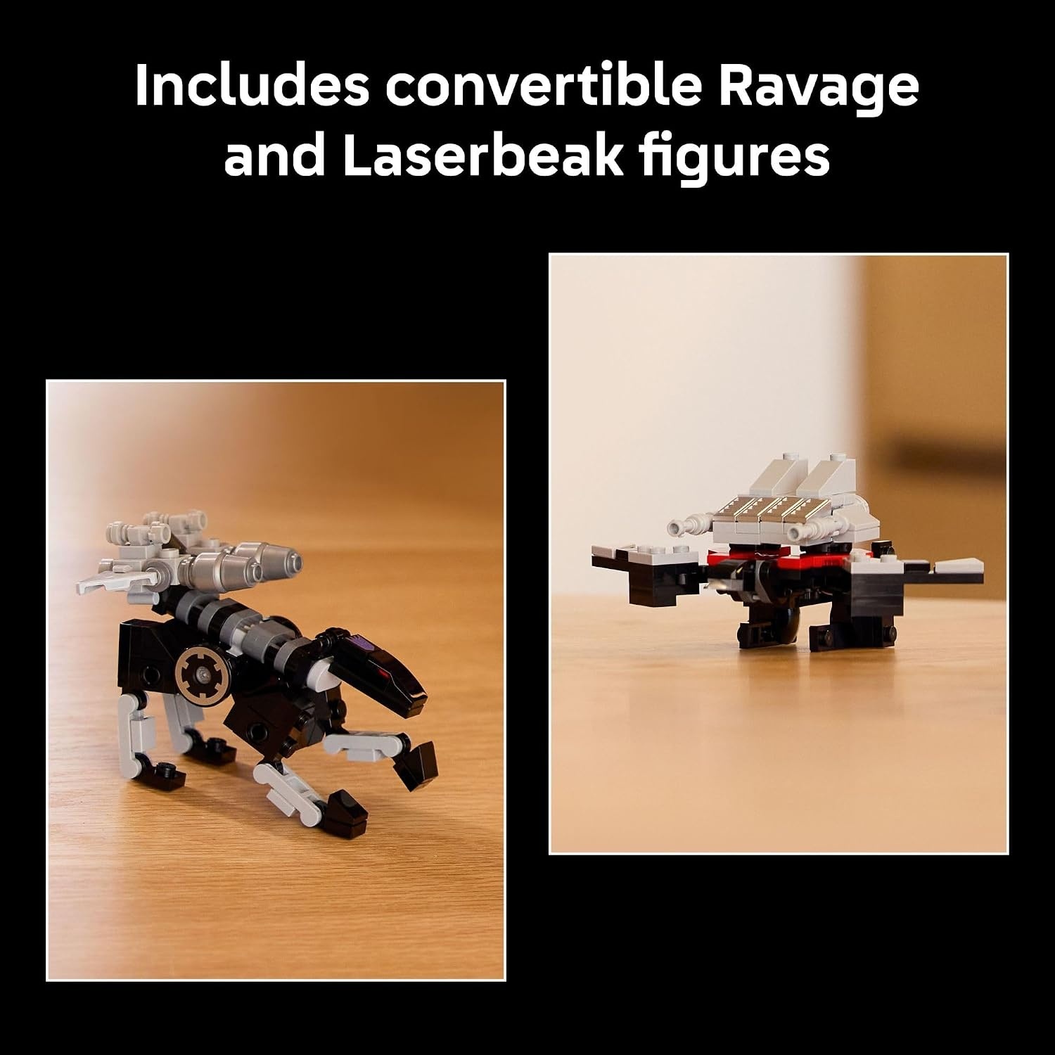 image:imageLEGO Icons Transformers Soundwave Building Set WSound Effects for Adults 18 Model Kit WRavage amp Laserbeak Figures DIY Home Decor Collectible Gift Idea for SciFI amp Movie Fans 10358