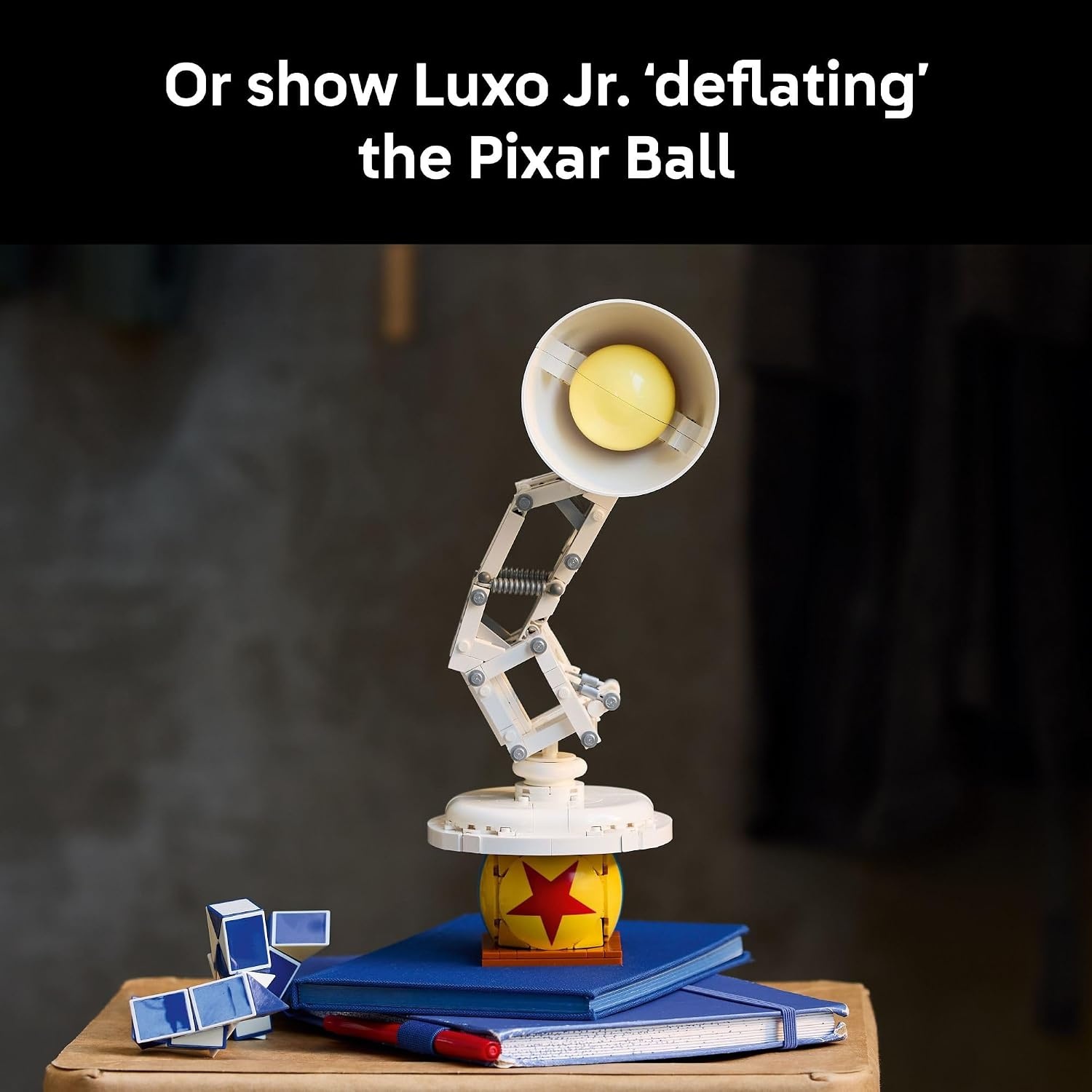 image:imageLEGO Ideas Disney Pixar Luxo Jr Room Decor and Building Set for Adults Office and Desk Decor for Women and Men Ages 18 BrickBuilt Lamp DIY Kit Collectible Gift Idea for Movie Fans 21357
