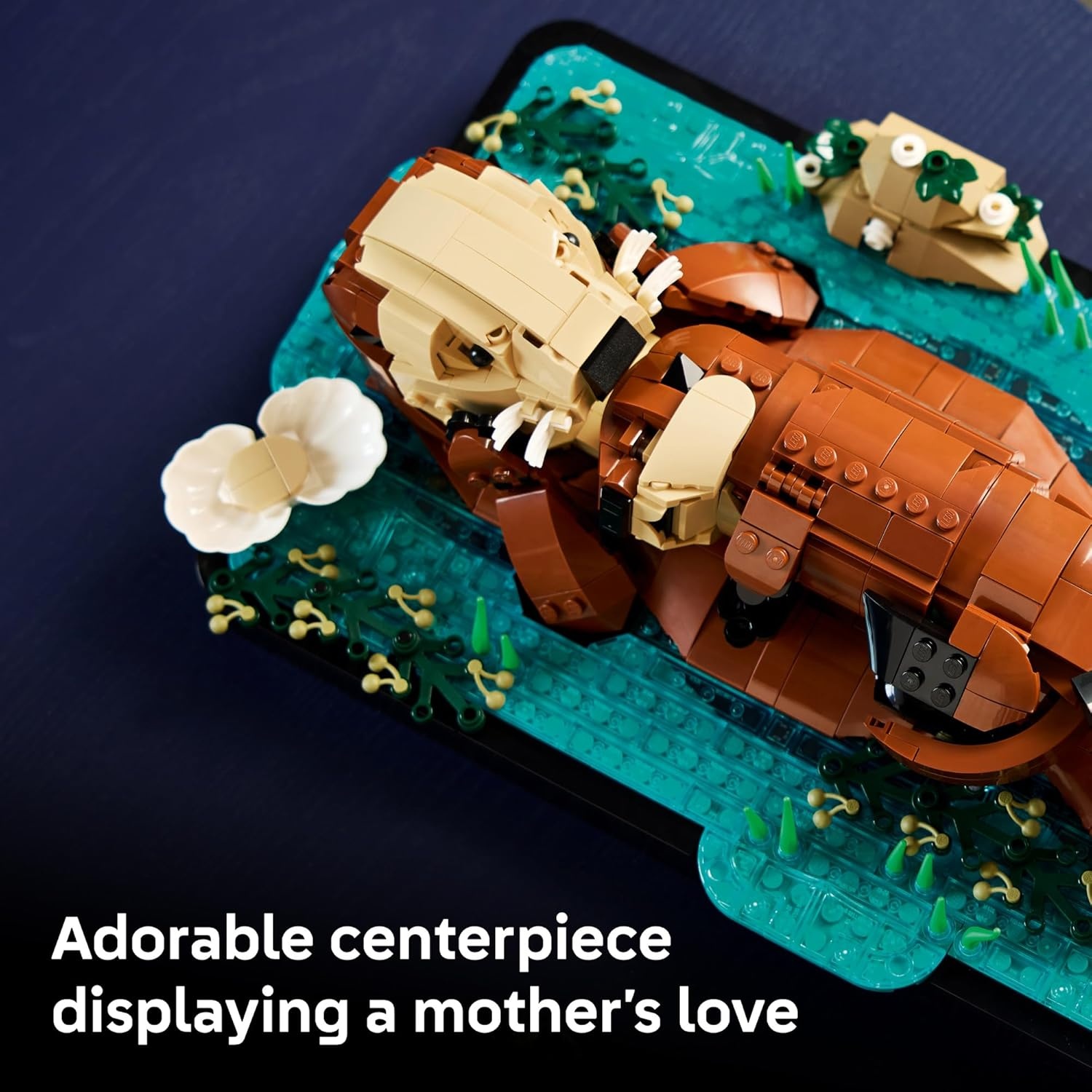 image:imageLEGO Ideas Floating Sea Otters Building Sets for Adults Room or Office Decor for Women amp Men Ages 18 Gift Ideas for Birthday 21366