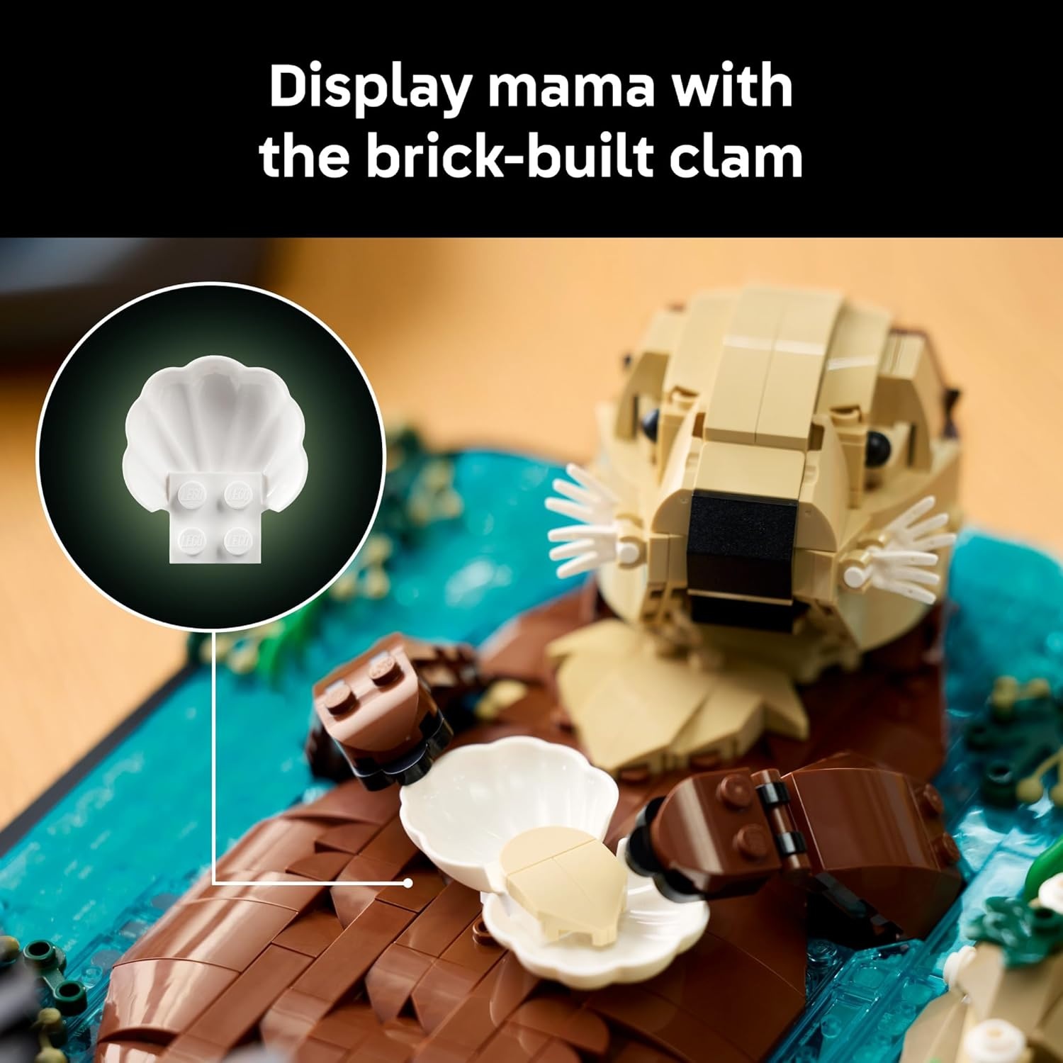 image:imageLEGO Ideas Floating Sea Otters Building Sets for Adults Room or Office Decor for Women amp Men Ages 18 Gift Ideas for Birthday 21366