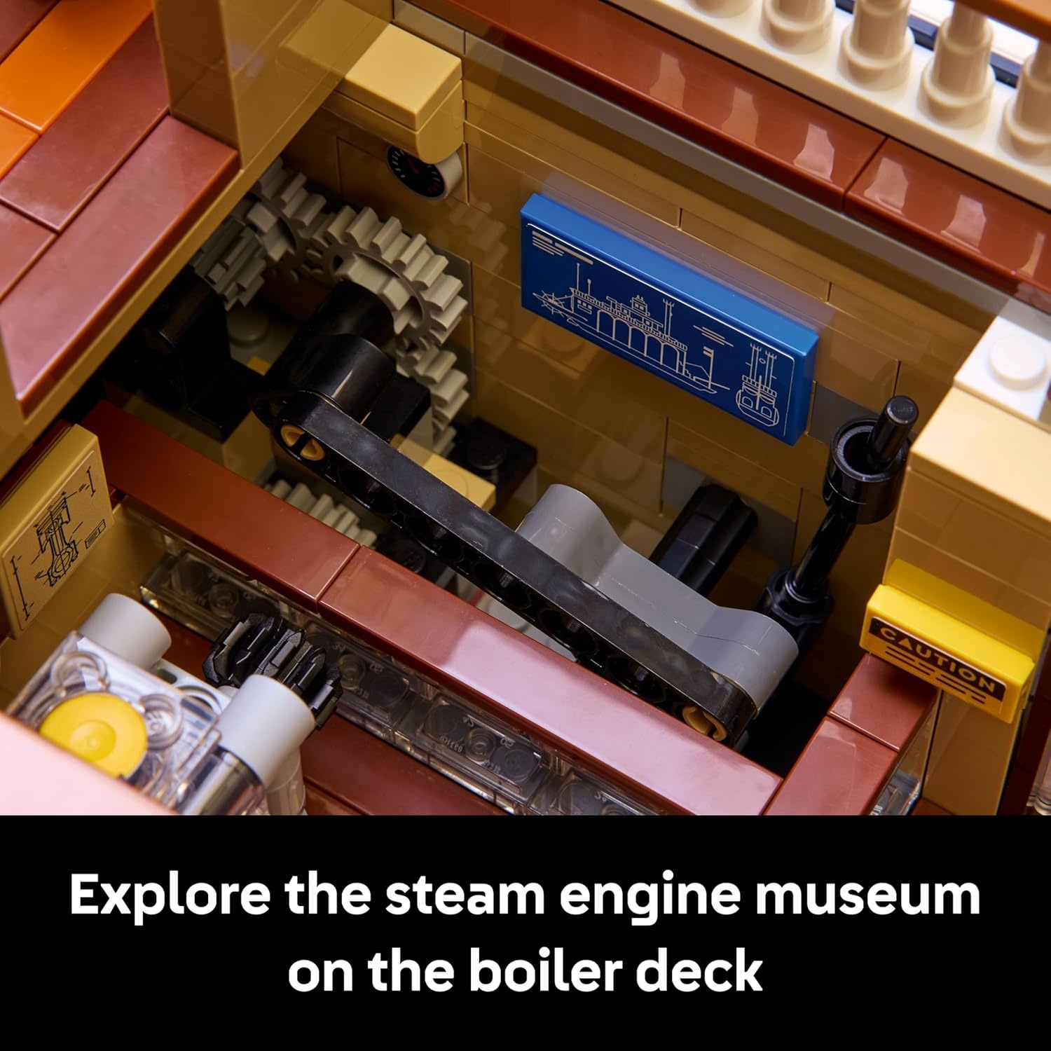 image:imageLEGO Ideas River Steamboat Building Set Room Decor for Men and Women Boat Model Building Kit for Adults Ages 18 Arts amp Crafts Display for Bedroom or Office Gift Idea for Birthdays 21356