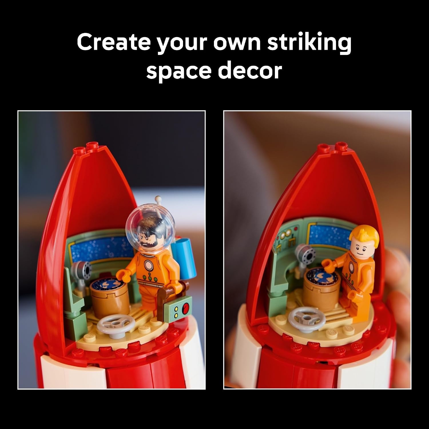 image:imageLEGO Ideas Tintin Moon Rocket Building Set for Adults Ages 18 Collectible Kit for Fans Bedroom or Home Office Decor Gifts for Comic Lovers 21367
