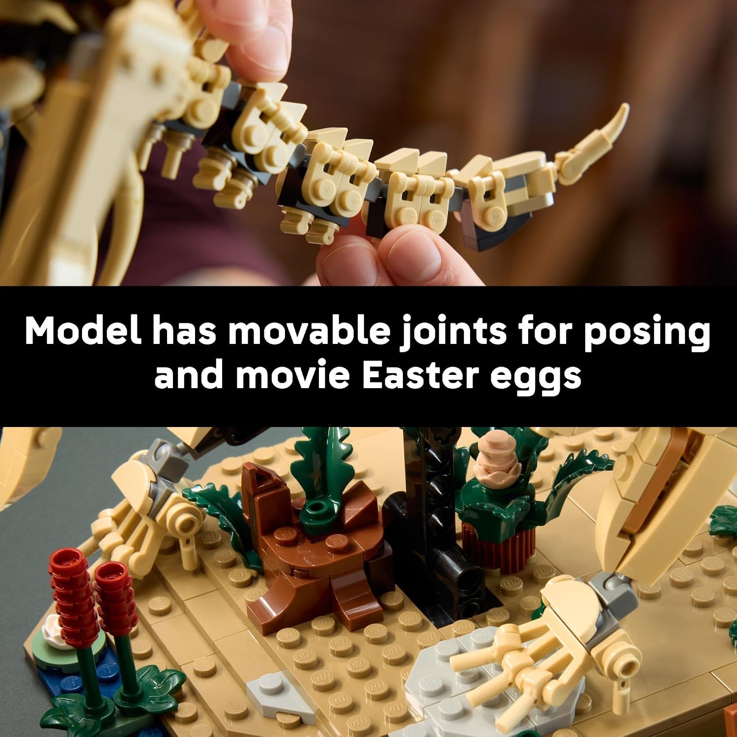 image:imageLEGO Jurassic World Dinosaur Fossils Triceratops 77985 Building Set for Adults Ages 18 Posable Dinosaur Fossil Display Bedroom or Home Office Decor 1154 pieces Gift Ideas