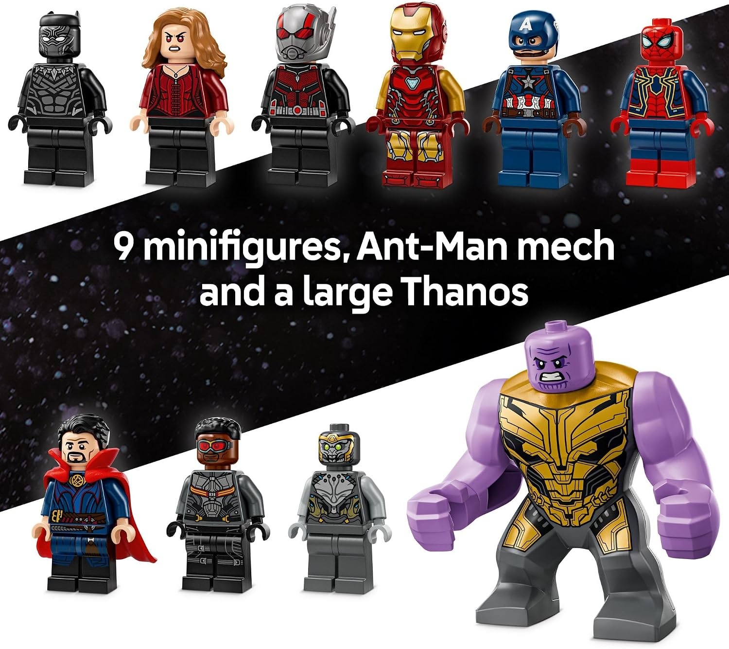 image:imageLEGO Marvel Avengers Endgame Final Battle Super Hero Building Set for Kids Ages 10 10 Figures Including Iron Man Black Panther and Iron Spider Birthday Gift for Boys and Girls 76323