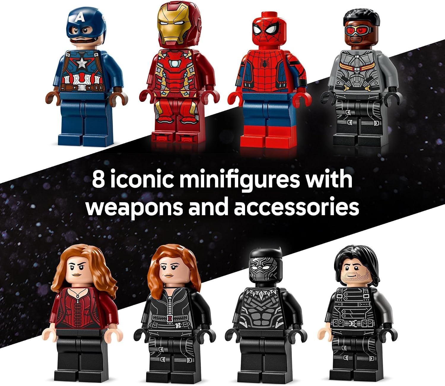 image:imageLEGO Marvel Captain America Civil War Action Battle Building Toy Set Marvel Superhero Toy for Kids Boys and Girls Ages 10 with 8 Minifigures and Giant Ant Man Gift Idea for Birthday 76314