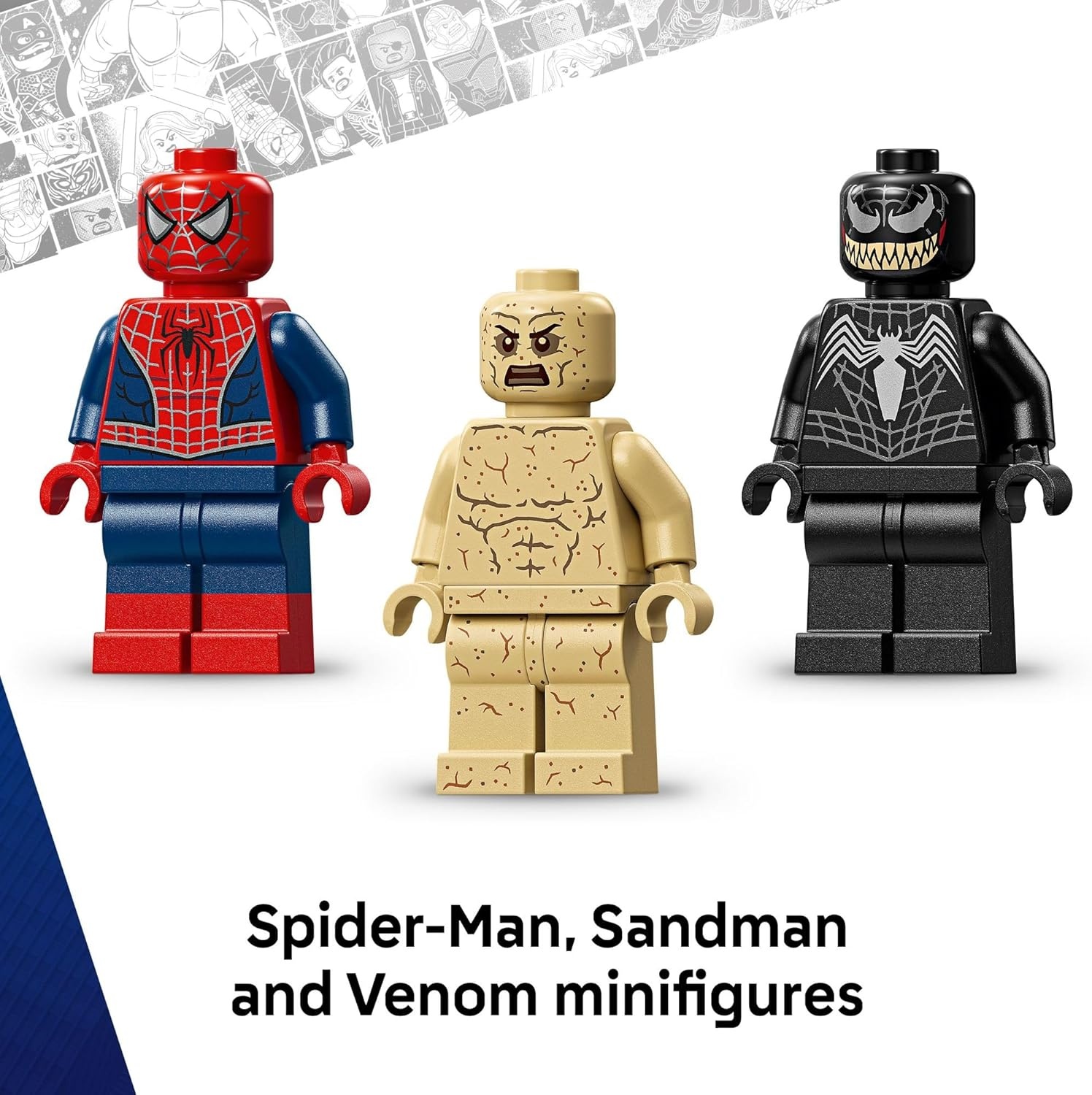 image:imageLEGO Marvel Epic Battle SpiderMan vs Sandman Building Toy for Boys amp Girls Super Hero Playset WVenom Sandman amp SpiderMan Minifigures Gift Idea for Birthdays Ages 9 76334