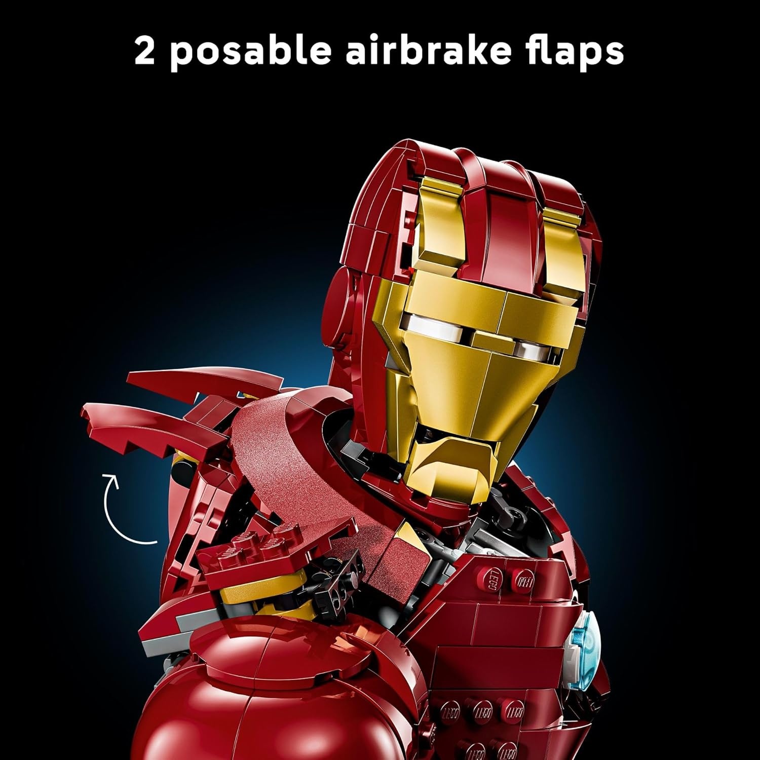 image:imageLEGO Marvel Iron Man MK4 Bust Building Kit for Adults Ages 18 Includes Iron Man Minifigure Collectible Model for Super Hero Fans Gift for Men and Women 76327