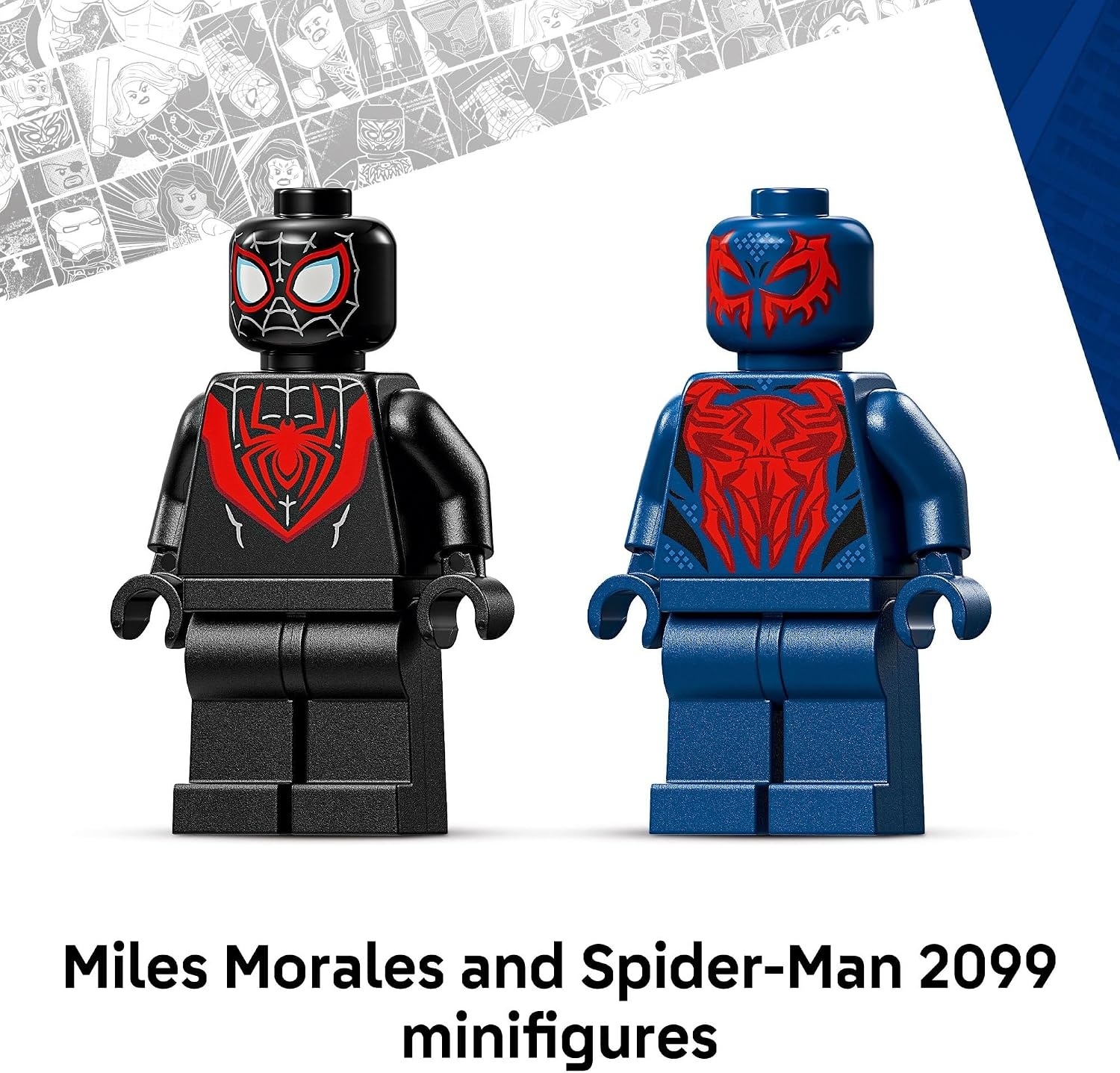 image:imageLEGO Marvel Miles Morales Mech vs SpiderMan 2099 Building Toy for Boys amp Girls Poseable Super Hero Mech amp 2 Marvel Minifigures for Kids amp Fans Ages 6 Gift Idea for Birthdays 76337